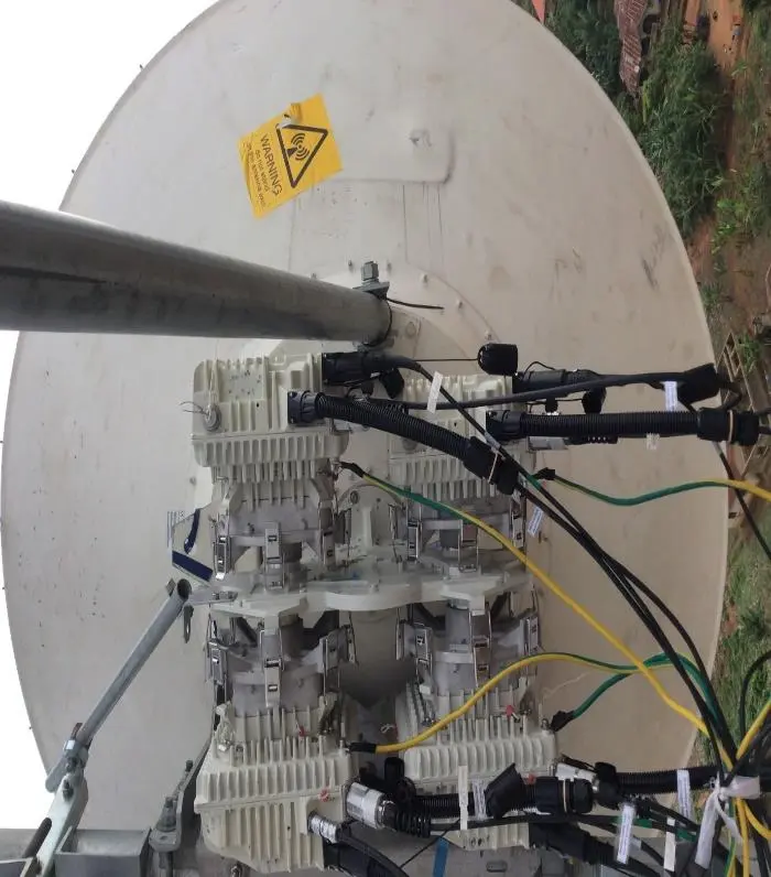 VSAT satellite communications installation by Kudos